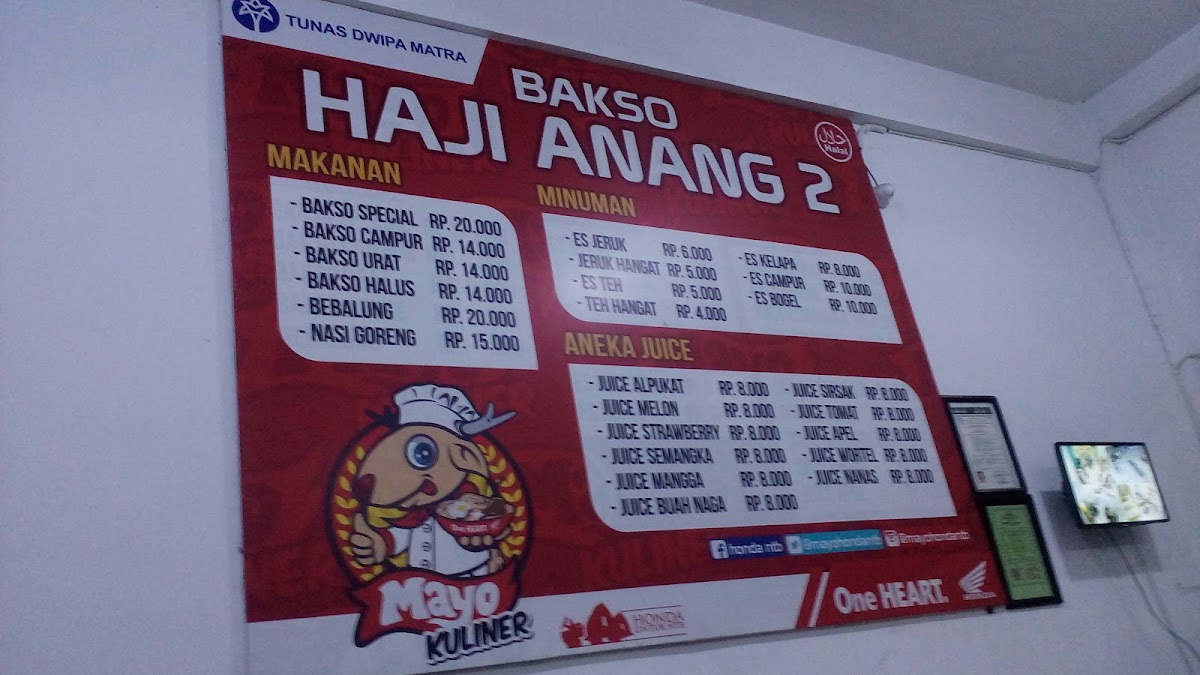 Menu Bakso Haji Anang 2-10