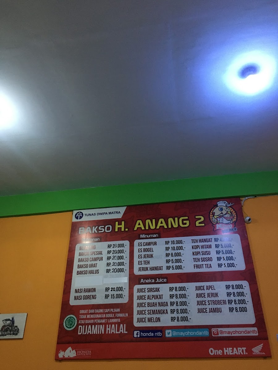 Menu Bakso Haji Anang 2-4