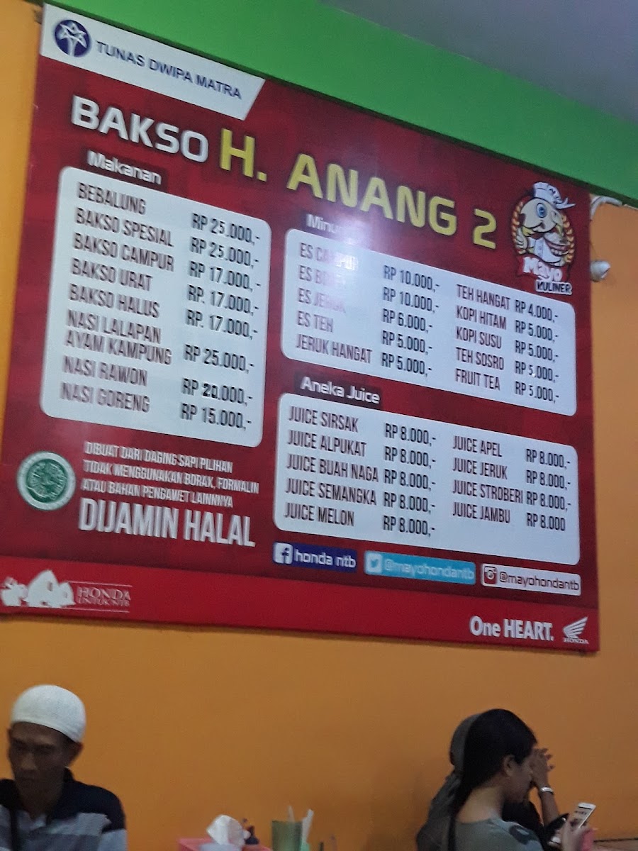 Menu Bakso Haji Anang 2-8